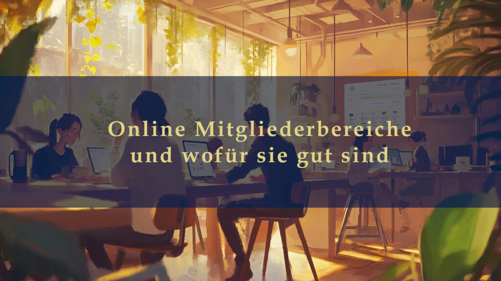 Mitgliederbereiche online