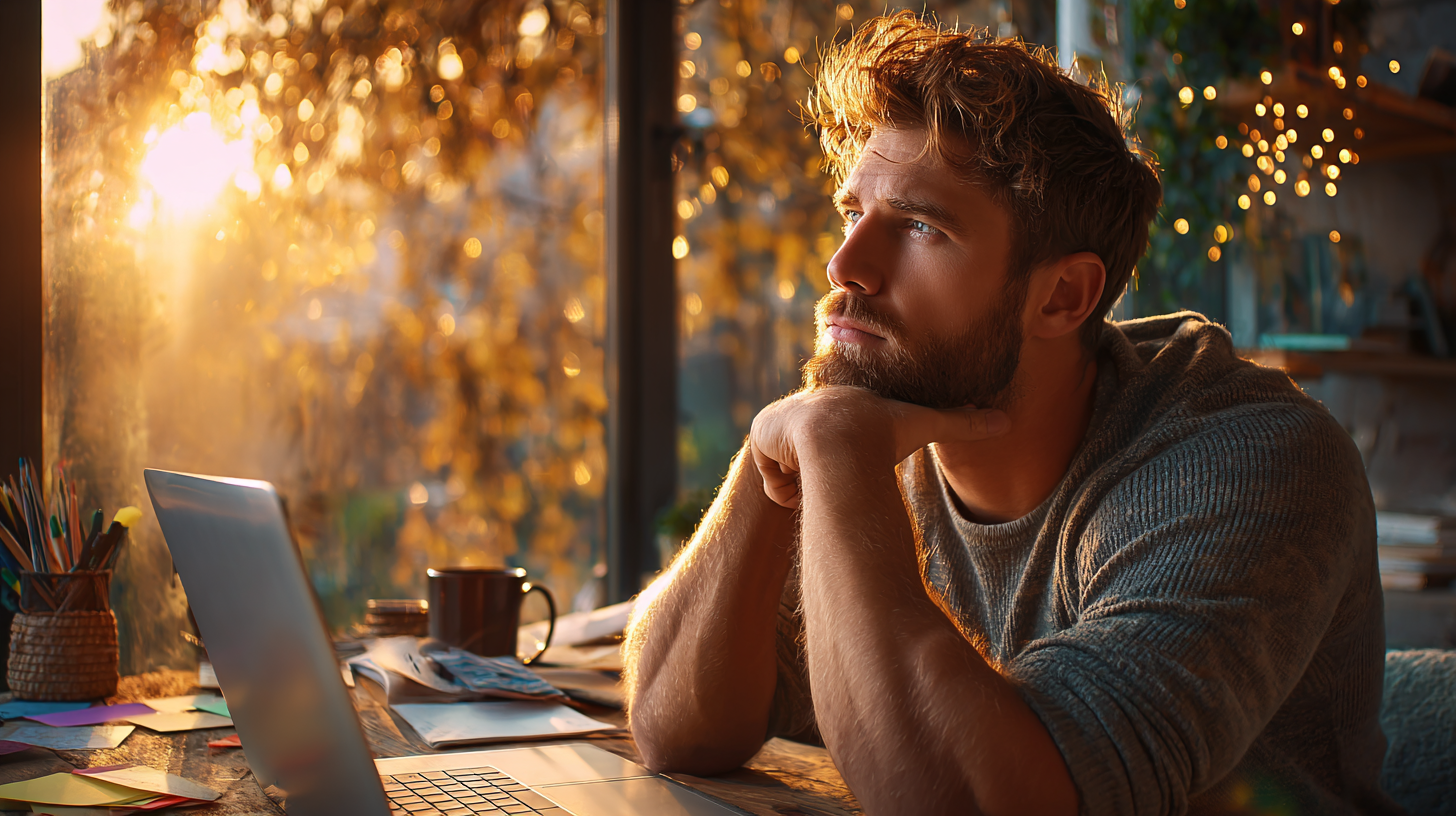athrius_a_thoughtful_entrepreneur_sitting_at_a_desk_staring_o_35600d15-827d-4757-b98c-7205f0988aa5_0